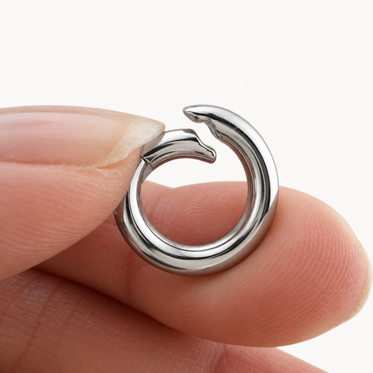 316 Stainless Steel Spring Gate Ring – 16mm