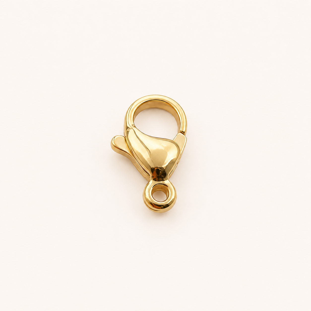 13mm Light Gold Lobster Clasp