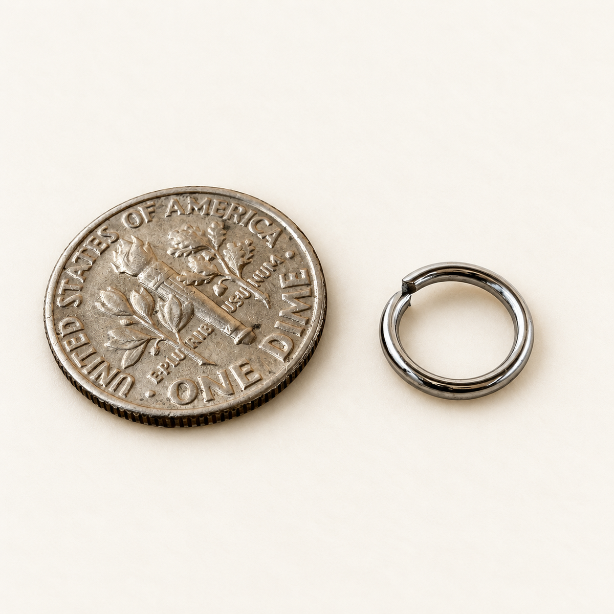 9mm  • 17 Gauge Open Jump Rings