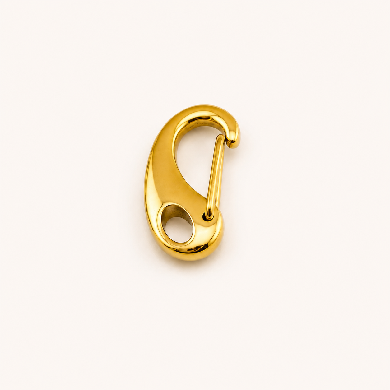 Oval Snap Hook Clasp - Gold & Silver Finishes