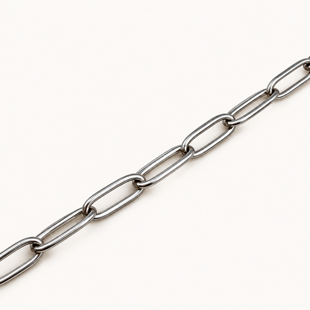 Oval Paperclip Chain – 10x4mm (By the Foot)