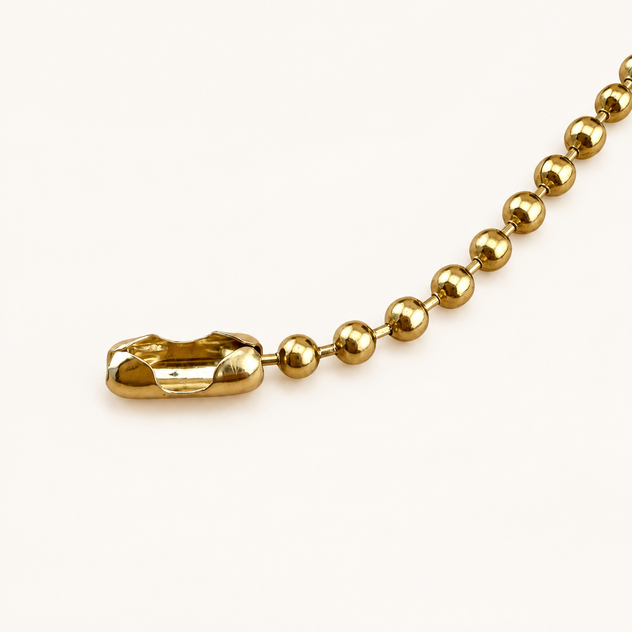 Gold Ball Chain - 2mm (By the Foot)