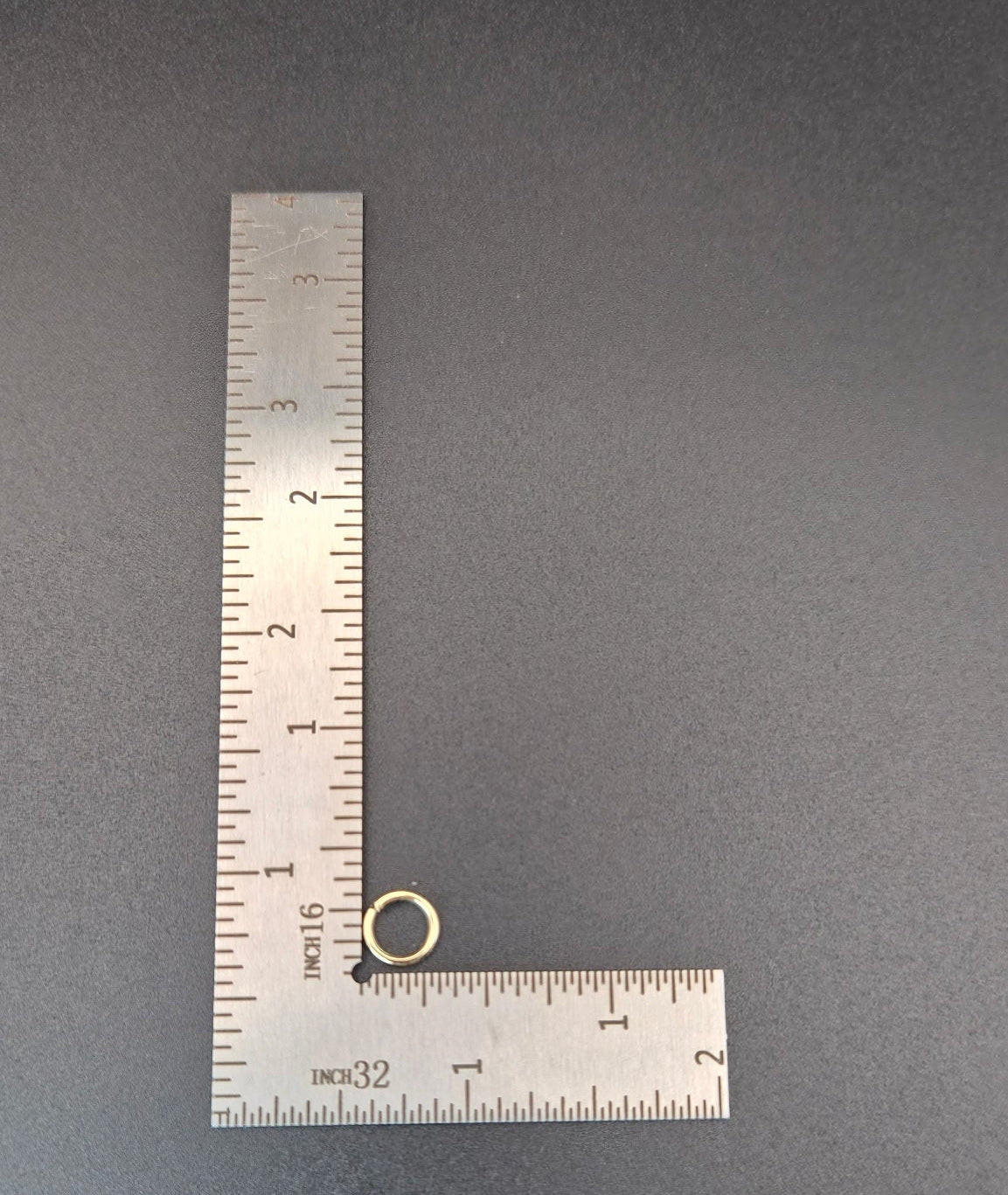 8mm • 16 Gauge - Gold Open Jump Rings