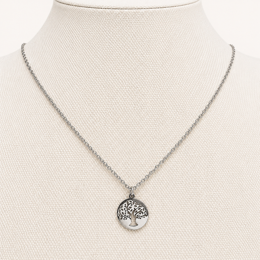Stainless Steel Tree of Life Necklace