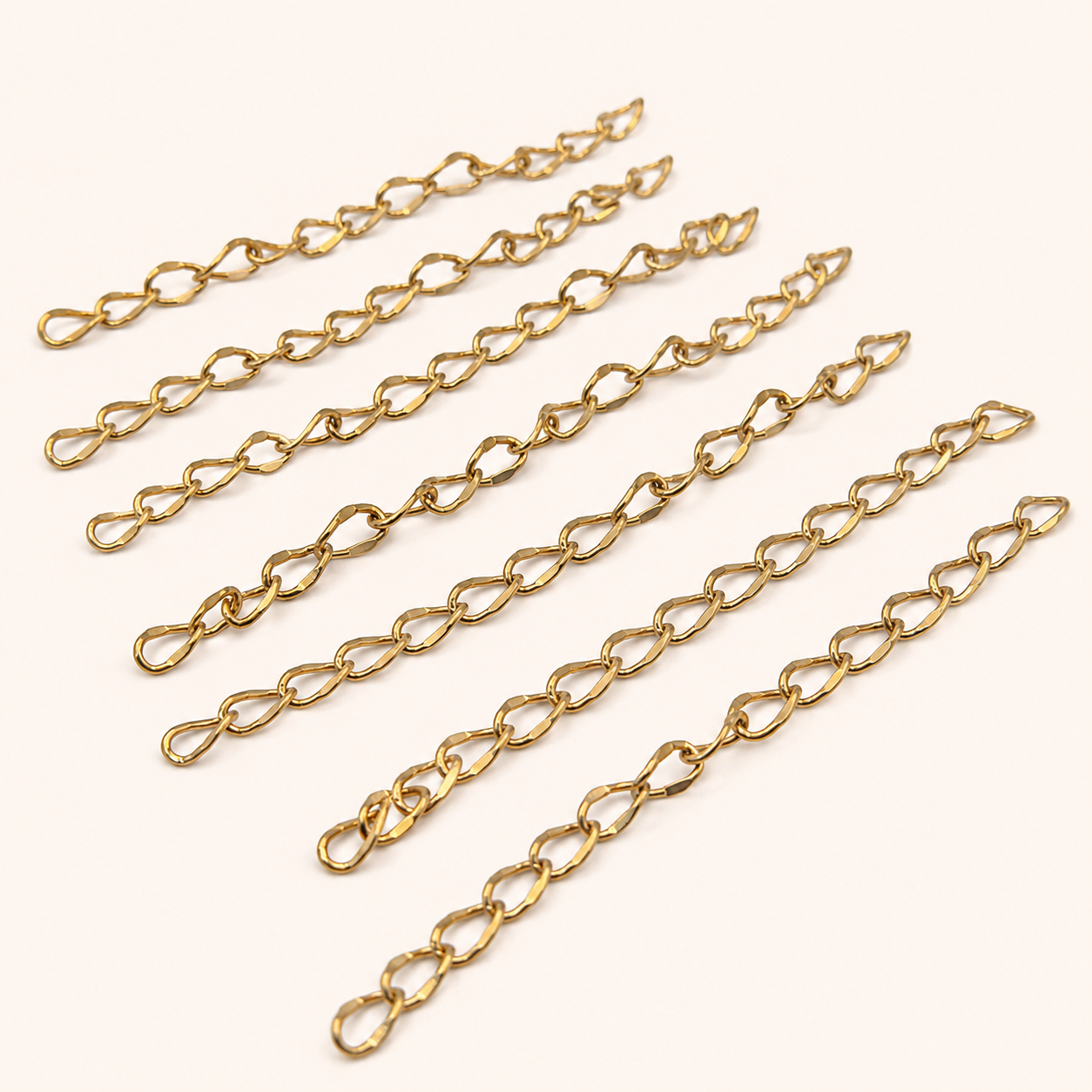 2" Gold Chain Extender (10 Pack)