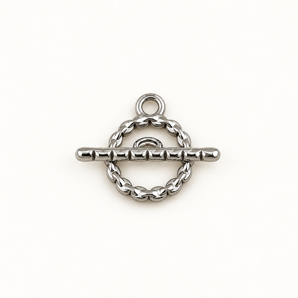 Woven Link Toggle Clasp – 22mm