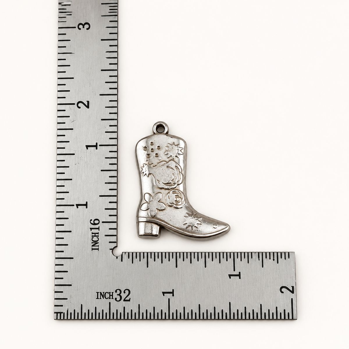 Floral Cowgirl Boot Charm – 27.5mm