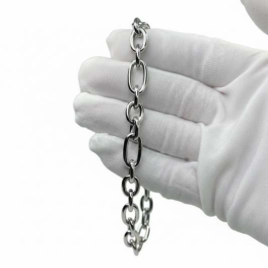 Large Figaro Chain – 17x10mm (By the Foot)