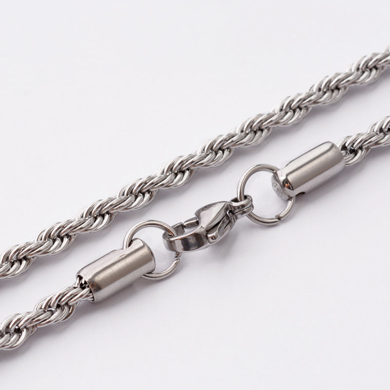 4mm Rope Chain Necklace – 20.7"