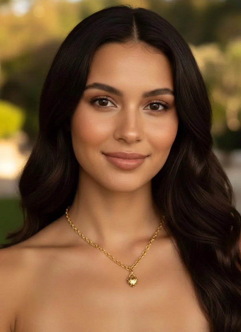 Spike Heart Necklace