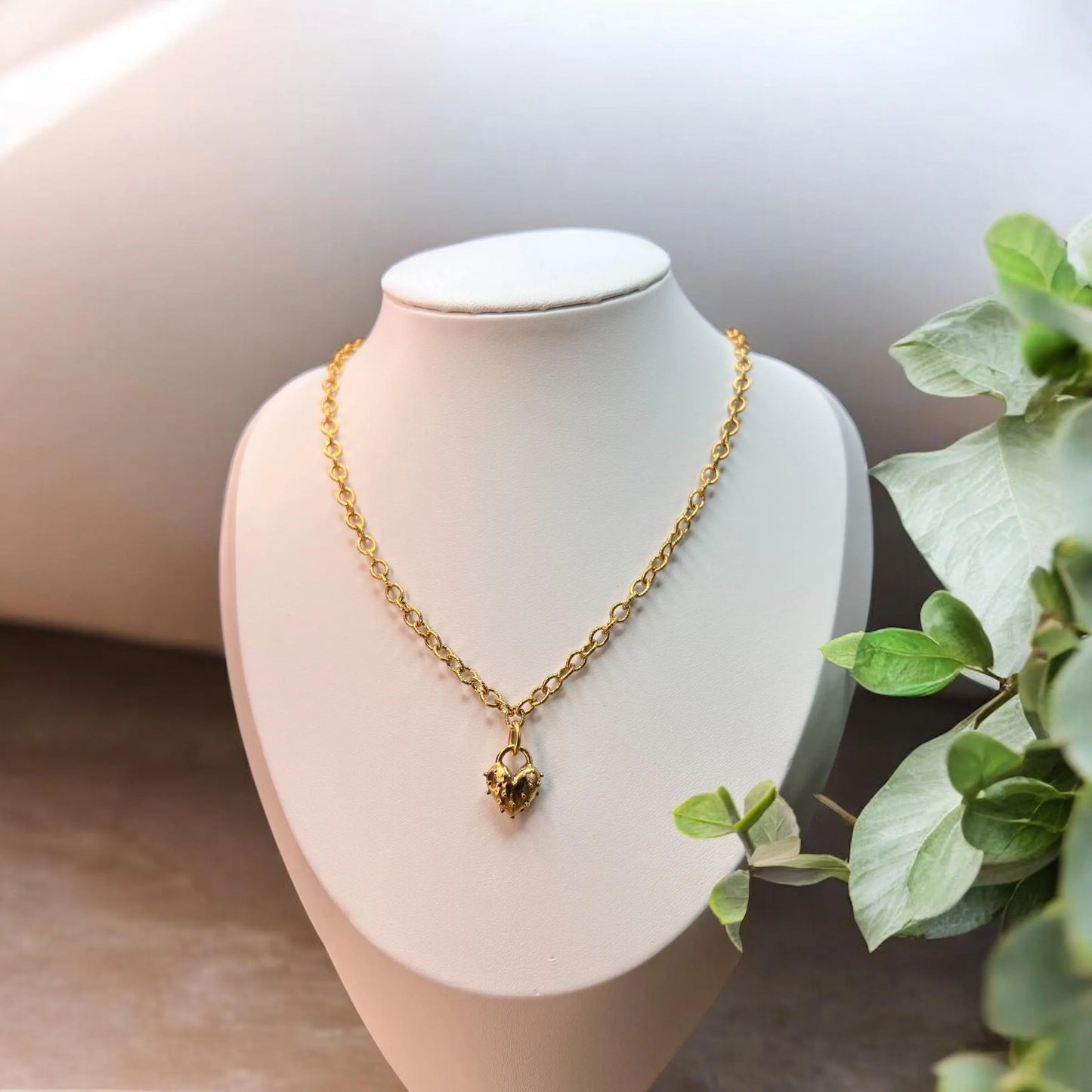 Spike Heart Necklace